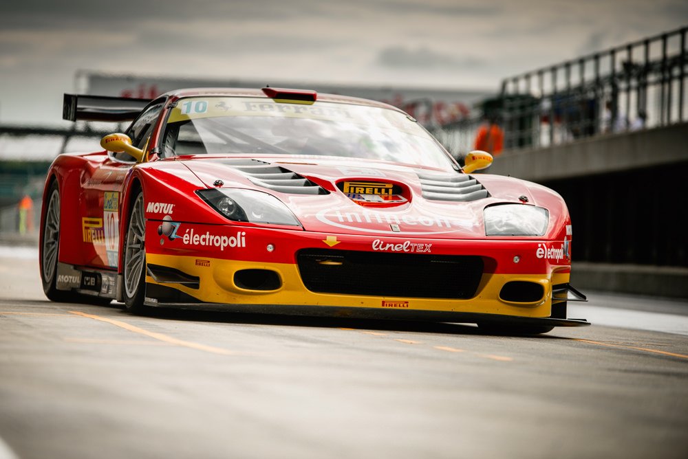 Om få uger sætter Morten Dons sig bag rattet på denne fuldblods Ferrari 575M GTC på Spa-Francorchamps
(Foto: Dave Adams)